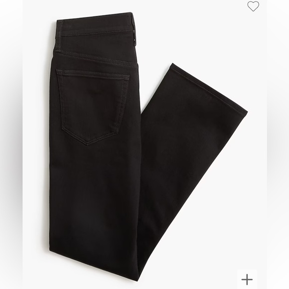 J. Crew Flare crop black jean in all-day stretch - Picture 4 of 6